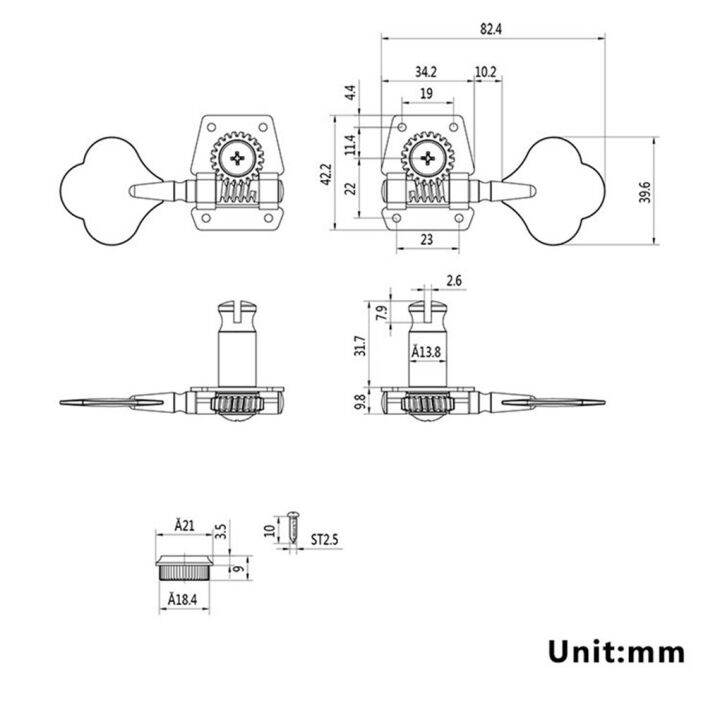 right-left-opened-electric-bass-guitar-tuning-pegs-machine-heads-tuners-for-bass-chrome-bass-guitar-accessories