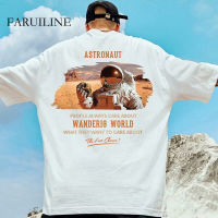 FARUILINE MEN132 เสื้อยืดแขนสั้นผู้ชาย เสื้อแฟชั่นผช ทรงโอเวอร์ไซส์ สไตล์เกาหลี