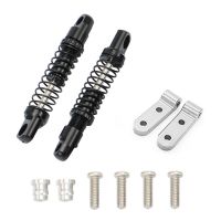 for WPL D12 RC Car Metal Rear Shock Absorber Damper with Mount Fixed Seat Upgrades Parts Accessories