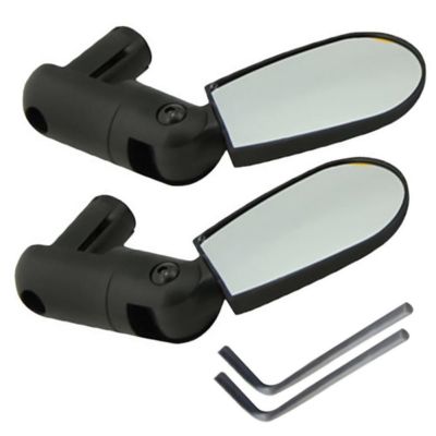 【CW】 2Pcs Adjustable Mountain Cycling Handlebar End Rearview View Mirror Wide MTB Road Accessories