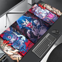 Oni Anime Mouse Pad XXL Gaming Accessories Gabinete Gamer Keyboard Desk Mat Non-Slip Laptop Notebook Mousepad 80X30CM 90X40CM