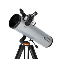 Celestron DX130AZ นักสำรวจสตาร์เซ้นส์มืออาชีพ130มม. F/ 5 AZ สมาร์ทโฟนแอปที่เปิดใช้งานกล้องโทรทรรศน์ดาราศาสตร์นิวตัน