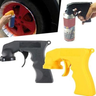 hot【DT】 Spray Paint Aerosol Gun Handle with Grip Locking Collar Car Maintenance Painting