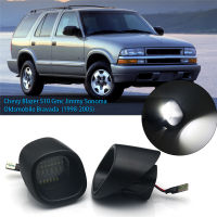 2ชิ้นเซ็ต Led ป้ายทะเบียน Light Tag โคมไฟใช้งานร่วมกับ Chevy Blazer S10 Gmc Jimmy Sonoma Oldsmobile vada, 6000K