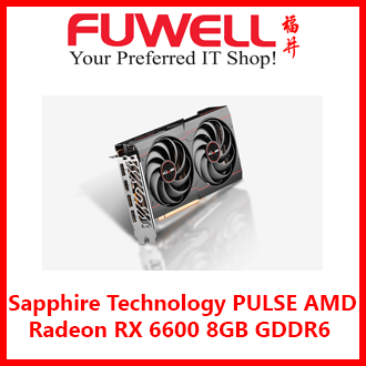SAPPHIRE Radeon RX 6600 PULSE 8GB GDDR6 128 Bit - Graphics Card - Good  Condition