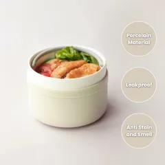 OHAYO BENTO, A Leakproof & Lightweight Porcelain Bento Box