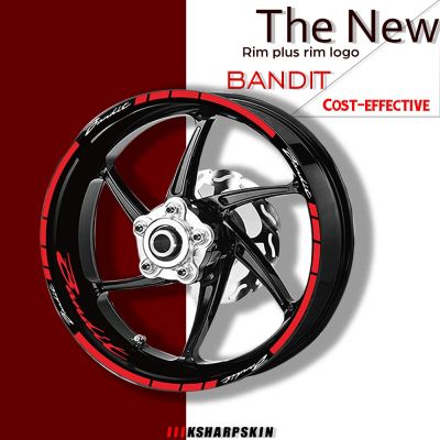 Motorcycle Reflective wheel sticker and Rim logo stickers Tire decoration protection decals for Suzuki Bandit bandit 1200 600