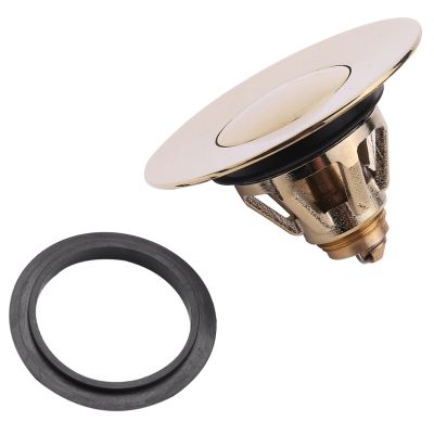 Drain Fitting Washbasin, Universal Pop-Up Valve Plug, Sink, Brass Anti-Clogging Strainer, Sink Plug, Sink Drain