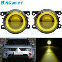 2ชิ้นเซ็ตสำหรับ MITSUBISHI Triton L200หมอกโคมไฟ DRL สำหรับ Outlander XL FOG Light Angel Eye รถ H11 LED 12 V