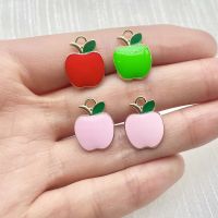 【YF】∋  20Pcs Dripping Charms Jewelry Making Enamel Fruit Pendants Diy Necklace Earrings Accessories Material