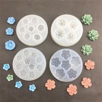 Cherry Blossom Peach Blossom Flower Silicone Mold DIY Handmade Fondant Cake Baking Chocolate Sugar Cake Tool Resin Clay Making Bread Cake  Cookie Acce