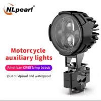 NLpearl 1pcs BMW ด้านหน้าบาร์ไฟ LED ทำงานชิ้นส่วนรถจักรยานยนต์ 120W IP68 กันน้ำรถจักรยานยนต์ไฟ LED สัญญาณบ่งชี้