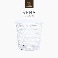 AS Furniture / VENA (วีน่า) โต๊ะกลาง โต๊ะกาแฟ โต๊ะข้าง โต๊ะโมเดิร์น กล่องเก็บของ โต๊ะเหล็ก โต๊ะวางโคมไฟ โต๊ะห้องนั่งเล่น โต๊ะข้างเตียง มินิม่อล