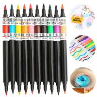 ปากกาสีกินได้ ปากกาตกแต่ง  ปากกาเขียนฟองดอง  Food decorating pen แบบ 2 หัว