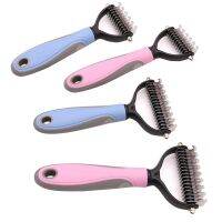 【FCL】◕♛♦ New Hair Removal Comb for Dogs Detangler Fur Trimming Dematting Grooming matted Curly