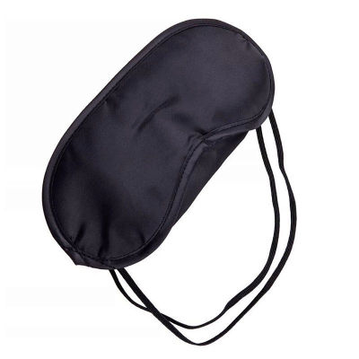 Black Soft Comfortable Mask Sleeping Shade Cover Portable Mask Travel Blindfold Eyeshade V5M5