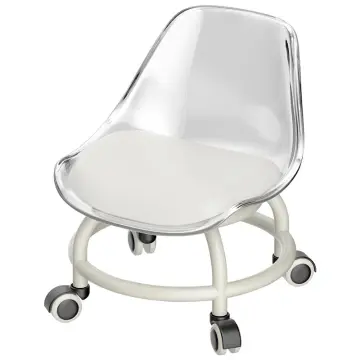 Low chair best sale with wheels