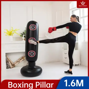 Children Inflatable Standing Boxing Punching Column Bag Sandbag Kid  Training.