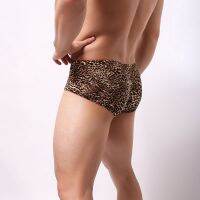 Mens Underwear Breathable Leopard Print y Boxer Shorts