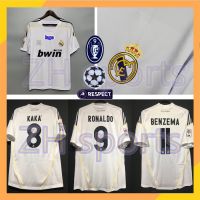 22-23New Original 2009/2010 Football clothes Home Jersey Retro Jersey ฟุตบอล09/10 Football clothes Jersey KAKA 8 RONALDO 9 Benchetta 11