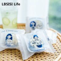 【DT】 hot  LBSISI Life100pcs Transparent Matte Lovely Snowflake Cookie Machine Hot Seal For Birthday Wedding Candy Party Packing Bags