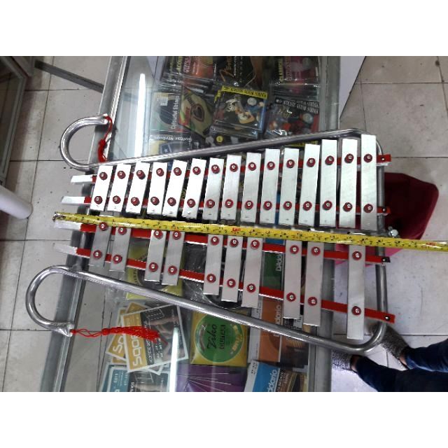 Lyre xylophone medium 22 inches silver good quality Lazada PH