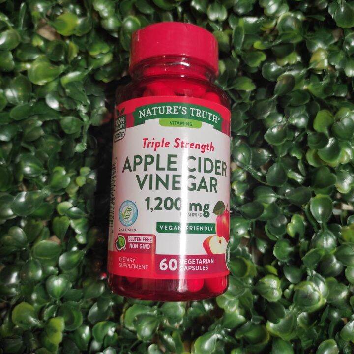 Nature's Truth Vitamins Triple Strength Apple Cider Vinegar 1200 mg 60