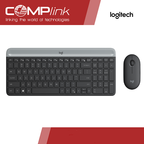 Logitech MK470 Slim Wireless Keyboard & Mouse Combo Unifying USB