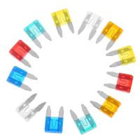 【YF】 60Pcs Car Truck Mini Fuse Blade 5A 10A 15A 20A 25A 30A small Zinc fuse insert Styling Safety Fuses Accessories