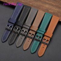 Suitable For Ready Stock Fast Shipping Adapt To Antique Labor 18MM 20MM 22MM 24MM Water Ghost Vintage Leather Strap epsom Palm Pattern First Layer Cowhide Bracelet