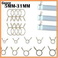 GEORG 10Pcs 5-31มม. ที่หนีบสายยาง ท่ออากาศท่อ ชุดจัดประเภท ห่วงสำหรับฤดูใบไม้ผลิ ปรับได้ปรับได้ อุปกรณ์สำหรับยึดให้แน่น คลิปหนีบท่อ ท่อน้ำมันเชื้อเพลิงรถจักรยานยนต์สกู๊ตเตอร์