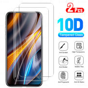 2PCS 10D Full Cover Tempered Glass For Xiaomi Poco F4 x3 gt f3 Screen