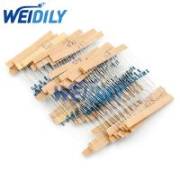 300PCS 1/6W &amp; 1/8W 1% Metal Film Resistor Kit 10 ohm - 1M ohm Color Ring Resistance 10R-1MR Resistor Assorted Set 30 Values WATTY Electronics