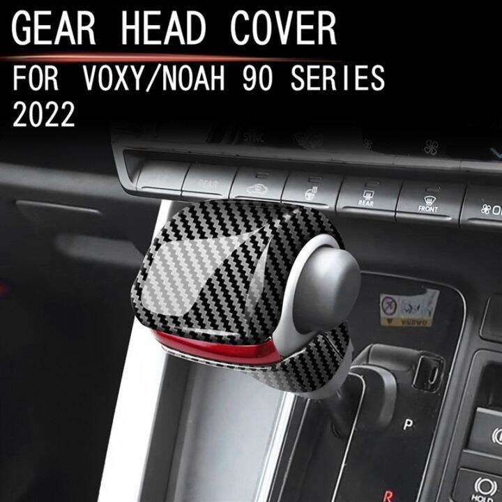 for-toyota-voxy-noah-90-series-2022-2023-car-gear-shift-knob-head-cover-trim-decorative-sticker-bright-black