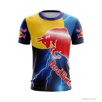 2023 New Red Bull Sublimation Jersey Mens summer T-shirt short sleeve top Summer Fashion T-shirt