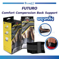 3M FUTURO พยุงหลัง Back Comfort Comperssion Support ADJ มีรูระบายอากาศ แนบกระชับกับสรีระ จึงสามารถสวมเสื้อผ้าทับได้