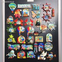 ┋✒▫ Turkey Travel Magnetic Fridge Magnets Turkey Commemorative Decoration Craft Gift Resin Painted Magnet Refrigerator Sticker