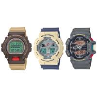 Casio G-Shock นาฬิกาข้อมือผู้ชาย สายเรซิ่น รุ่น GA-100,GA-100PC,GA-400,GA-400PC,DW-6600,DW-6600PC  (GA-100PC-7A2,GA-400PC-8A,DW-6600PC-5)