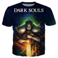 ✨✨เสื้อยืดลาย Dark Soul 2023สำหรับผู้ชายและผู้หญิงเสื้อยืดสไตล์เสื้อยืดฮาราจุกุแขนสั้นเสื้อยืดพิมพ์ลาย3มิติแนวสตรีทเสื้อขนาดใหญ่✨✨