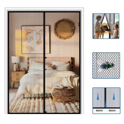 【CW】 Hot Magnetic Net Door Anti Insect Fly Bug Curtains Closing for Ne