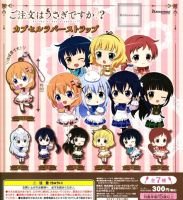 Is the order a rabbit?? Capsule rubber strap vol.1 Gashapon พวงกุญแจ กาชาปอง Gochuumon wa Usagi Desu ka?