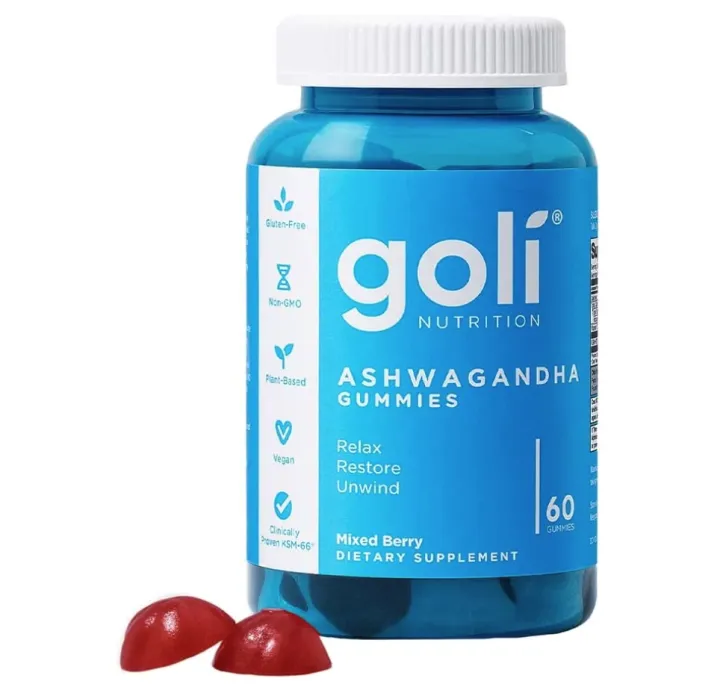 [ โสมอินเดีย ] - Goli , Ashwagandha X 60 กัมมี่ (gummies) [Exp 03/2024 ...