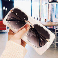 Fashion Rimless Sunglasses Vintage Women Square Popular Shade Glasses Latest Creative UV400