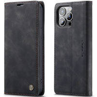 iPhone 14 Pro Max Case, WindCase Retro PU Leather TPU Inner Wallet Case [Card Slots] [Magnetic Closure] Flip Stand Case Cover for iPhone 14 Pro Max