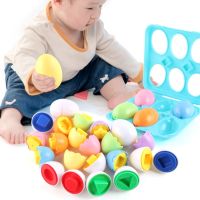 【CC】▫☋∏  6Pcs Baby Eggs Educational Children Color Matching Recognize Toddler 2-4Y