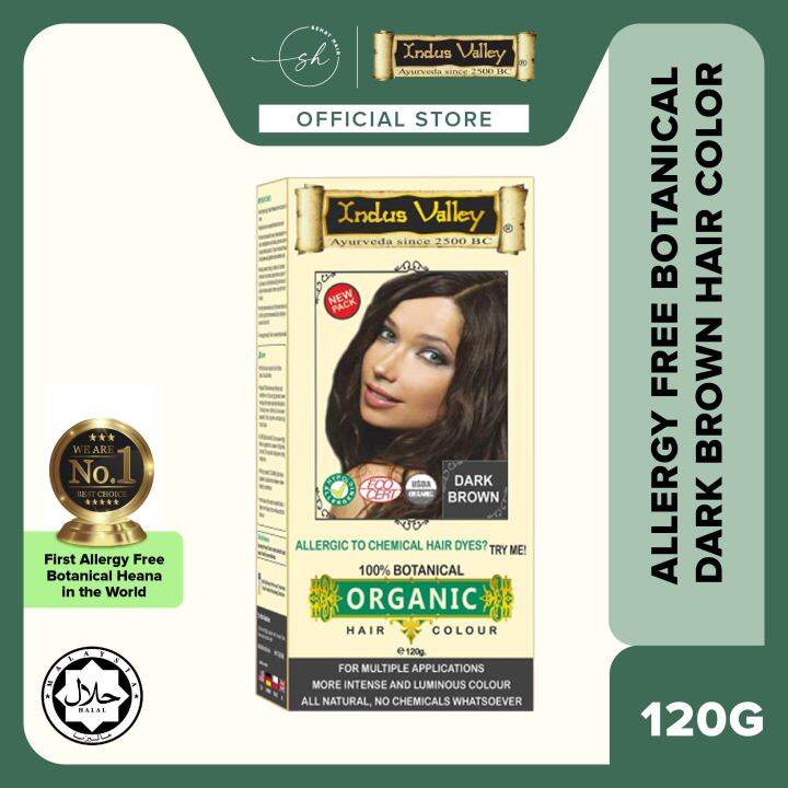 [HALAL] Allergy Free Hair Color, 1st in Malaysia INDUS VALLEY Organic