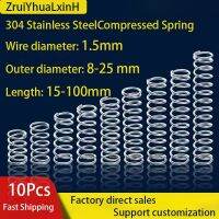 【LZ】 304 Stainless Steel Compression Spring Y-shaped Shock Absorption Return Spring Wire Diameter 1.5mm 10Pcs Customizable