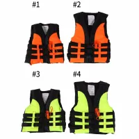 Child Swimming Life Vest Boating Drifting Water-skiing Safety Life Jacket Swimwear with Survival Whistle for 2-12 Years Children  Life Jackets