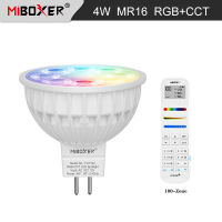 Mier 4W MR16 RGB CCT (2700-6500K) WiFi สมาร์ทหลอดไฟ LED สปอตไลท์ FUT104มุมลำแสง25 ° *