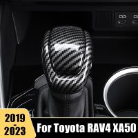 สติกเกอร์ตกแต่งภายใน,หัวเกียร์รถยนต์ไฮบริดสำหรับโตโยต้า RAV4 2020 2021 2023 RAV 4 XA50อุปกรณ์ตกแต่งภายใน